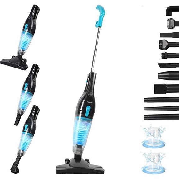 Intercleaner 15KPa Corded Vacuum Cleaner 12-in-1