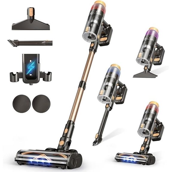 VBUOO Cordless Vacuum Cleaner 580W 48KPA