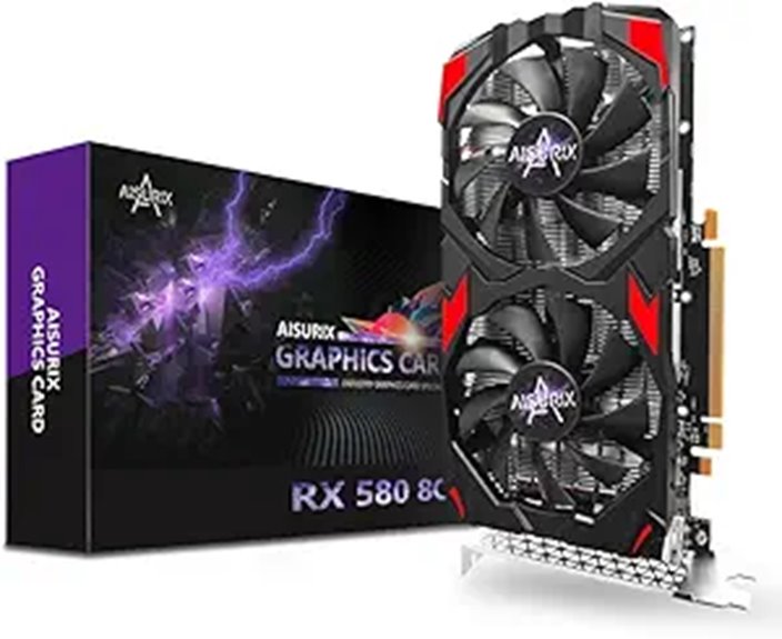Kelinx AISURIX RX 580 8GB GDDR5 Gaming GPU