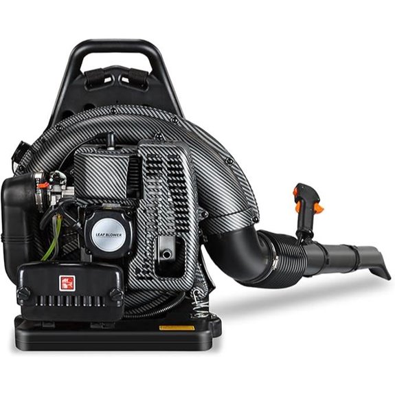 72CC Gas Backpack Leaf Blower Black
