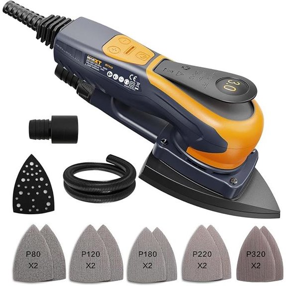 MAXXT 350W Mouse Sander with Dust Collection
