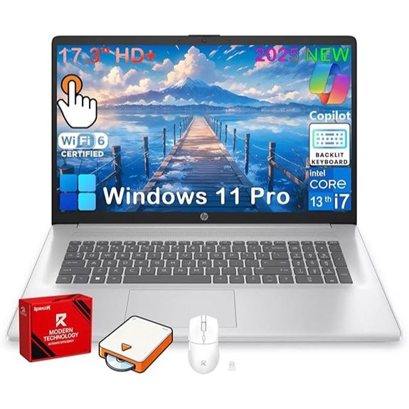 HP 17 Touchscreen Laptop 32GB RAM 1TB SSD