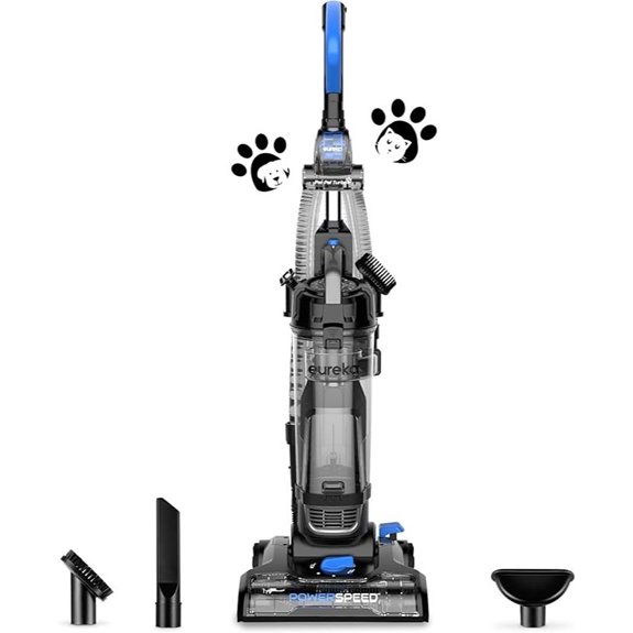 Eureka PowerSpeed Upright Vacuum for Carpets & Pets