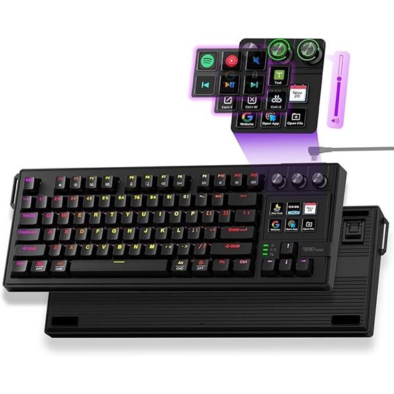 Mechanical Keyboard with Programmable Macro Pad