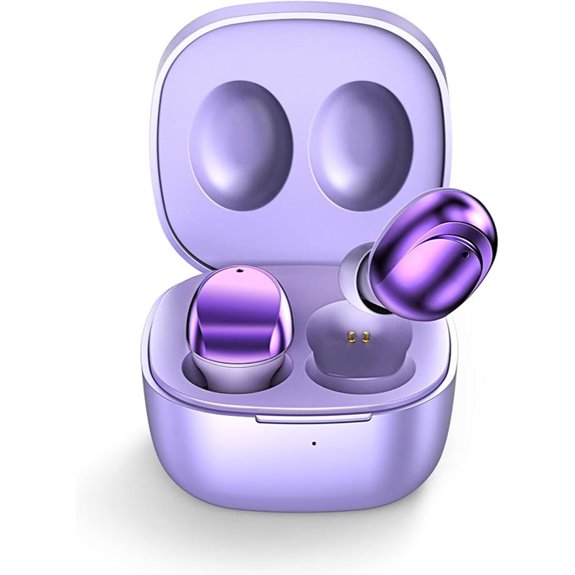 ELOVEN Wireless Earbuds with Deep Bass (Purple)