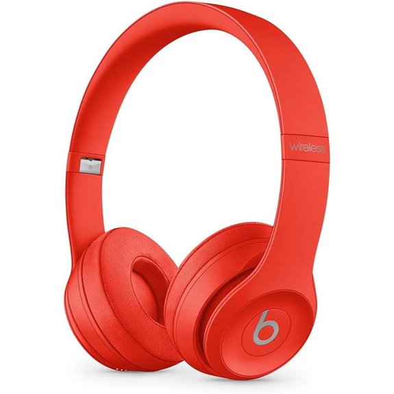 Beats Solo3 Wireless On-Ear Headphones (Red)