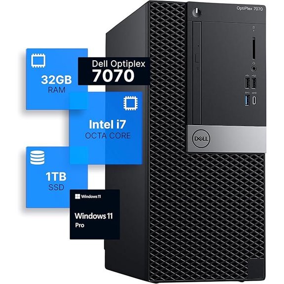 Dell Optiplex 7070 Tower PC (Renewed)