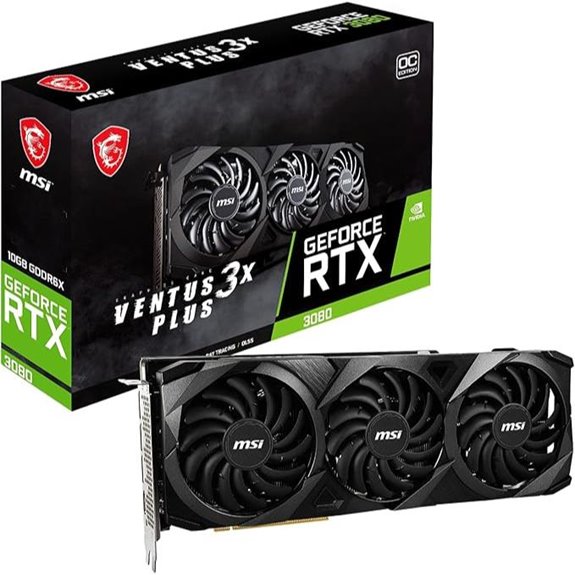 MSI RTX 3080 Ventus 3X 10GB GPU (Renewed)