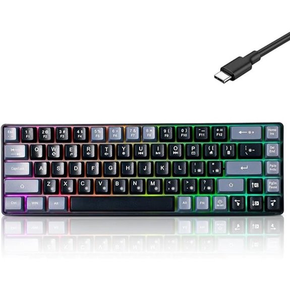 Wired 60% Mechanical Gaming Keyboard RGB Backlit