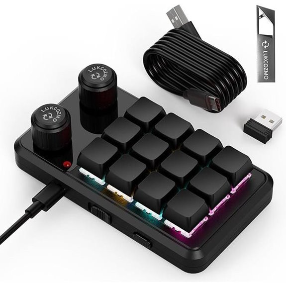 Macro Pad 12-Key RGB Mechanical Keyboard