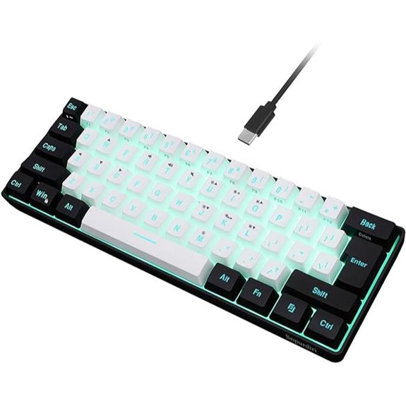 Snpurdiri 60% RGB Wired Gaming Keyboard