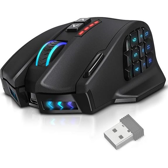 UtechSmart Venus Pro RGB Wireless MMO Mouse