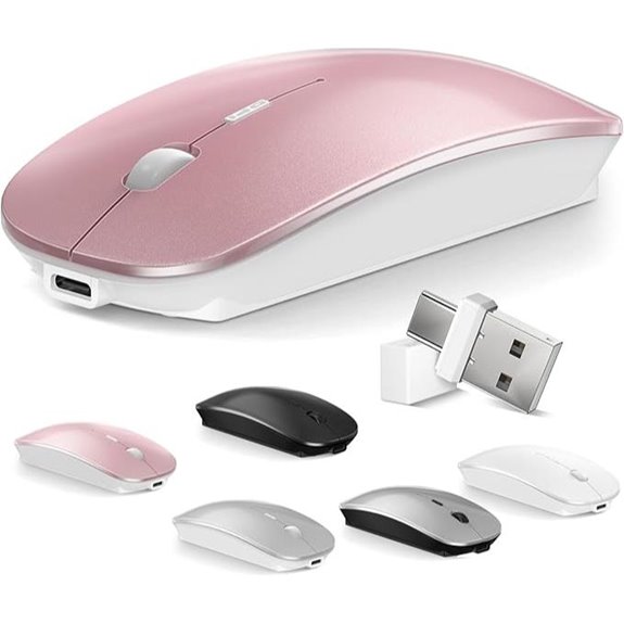Wireless Bluetooth Mouse for MacBook (Rose Gold)