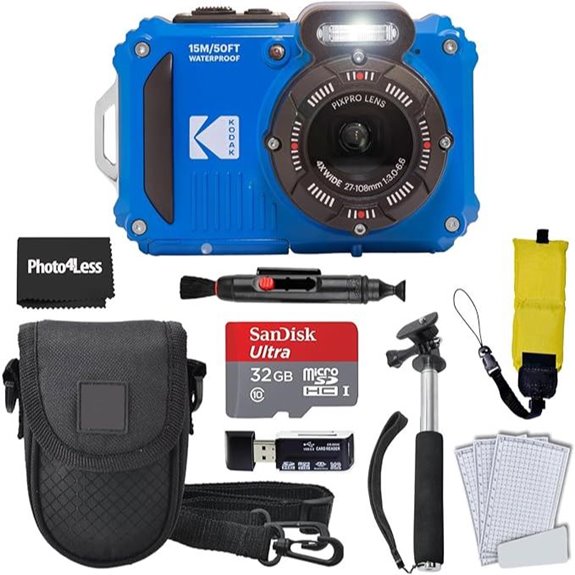 Kodak PIXPRO WPZ2 Rugged Camera Bundle