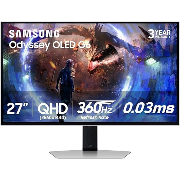 Samsung 27” Odyssey OLED G6 Gaming Monitor