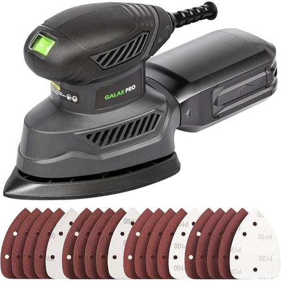 GALAX PRO Detail Sander with 20Pcs Sandpapers