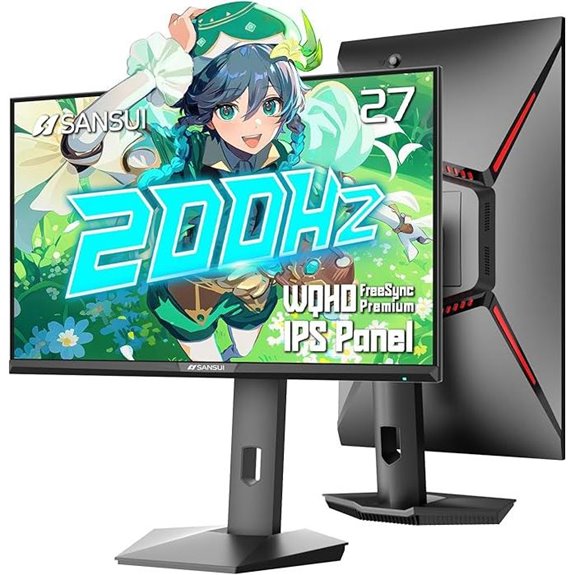 SANSUI 27 WQHD 200Hz Gaming Monitor