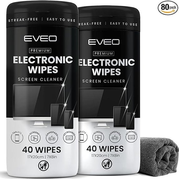 Electronic Screen Cleaner Wipes (2 Pack)