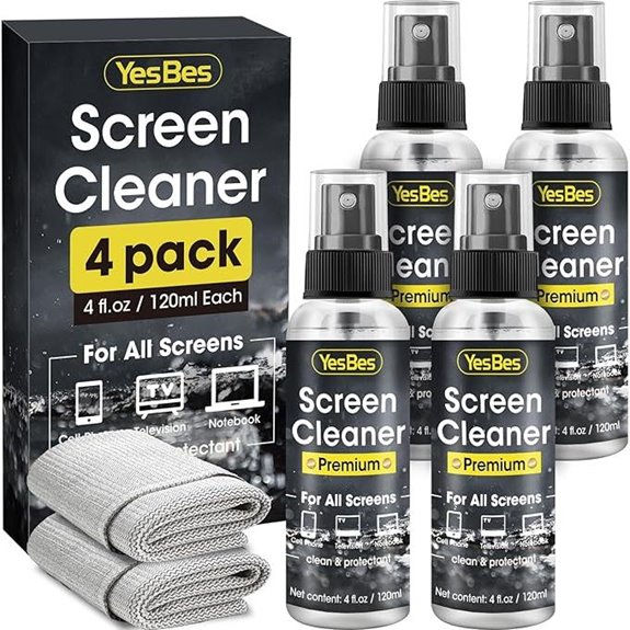Screen Cleaner Spray 16oz with Microfiber Cloths