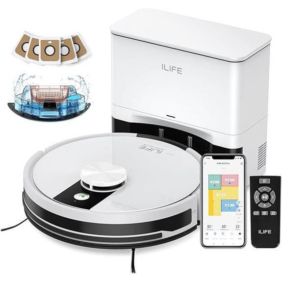 ILIFE A12 Pro Self-Emptying Robot Vacuum