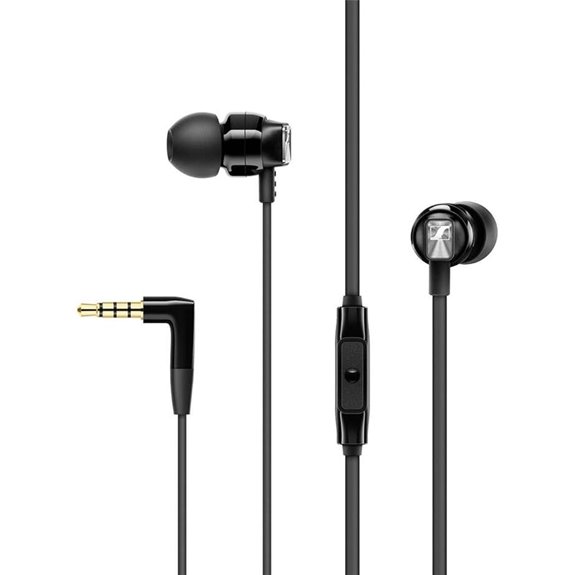 Sennheiser CX 300S In Ear Headphone with One-Button Smart Remote - Black