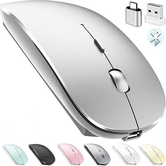 Bluetooth Wireless Mouse (Silver)
