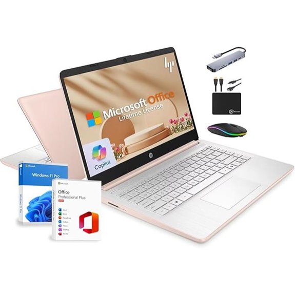HP 14 Laptop 2025 Business Slim (Rose Gold)