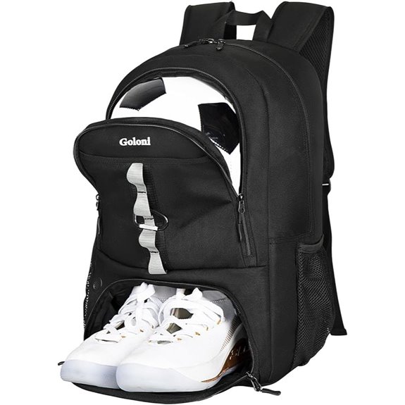 Goloni Youth Soccer Backpack with Ball Compartment