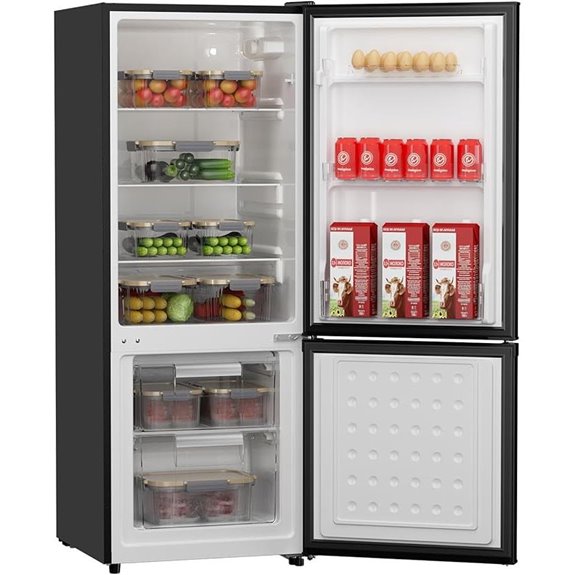 Upstreman 7.1 Cu.Ft Bottom Freezer Refrigerator