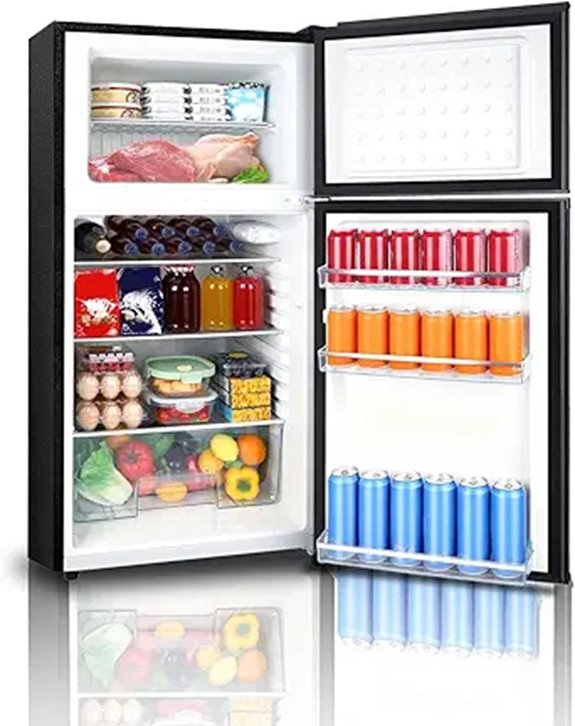 7.0 Cu.Ft Refrigerator with Bottom Freezer