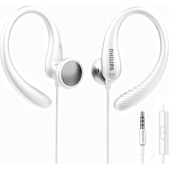 Philips Over-Ear Earbuds for Sports (White)