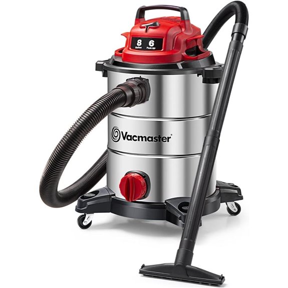 Vacmaster 8-Gallon Stainless Steel Wet/Dry Vacuum