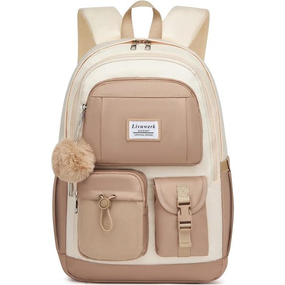 FIUAIE Cute 17.3 Laptop Backpack for Teens