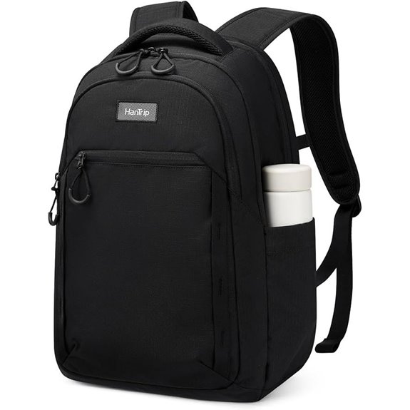 HanTrip 18 Travel Laptop Backpack Black