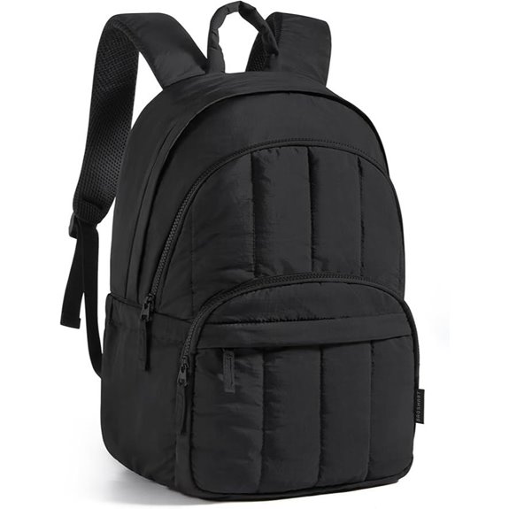 BAGSMAT Quilted Laptop Backpack for Women