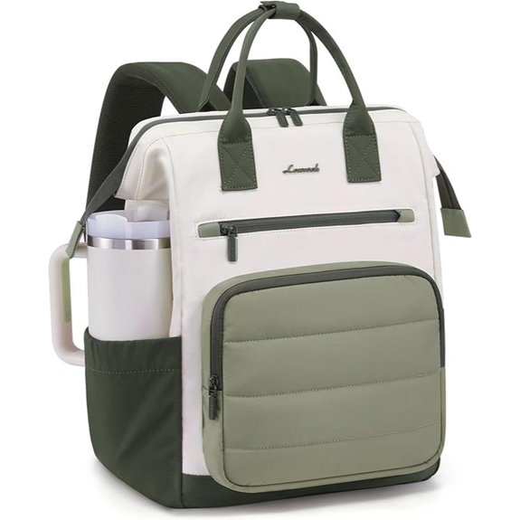 LOVEVOOK Puffer Laptop Backpack for Women