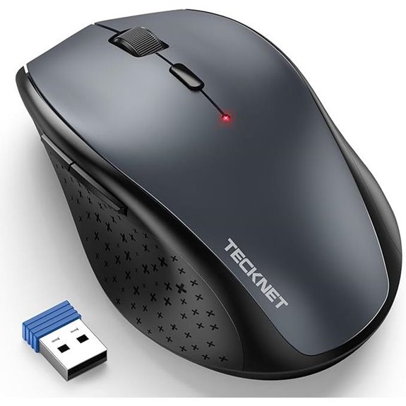 TECKNET Wireless Mouse 4800 DPI Grey