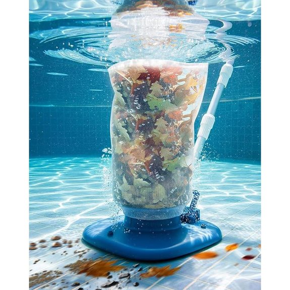 Pool Leaf Vacuum with Telescopic Pole