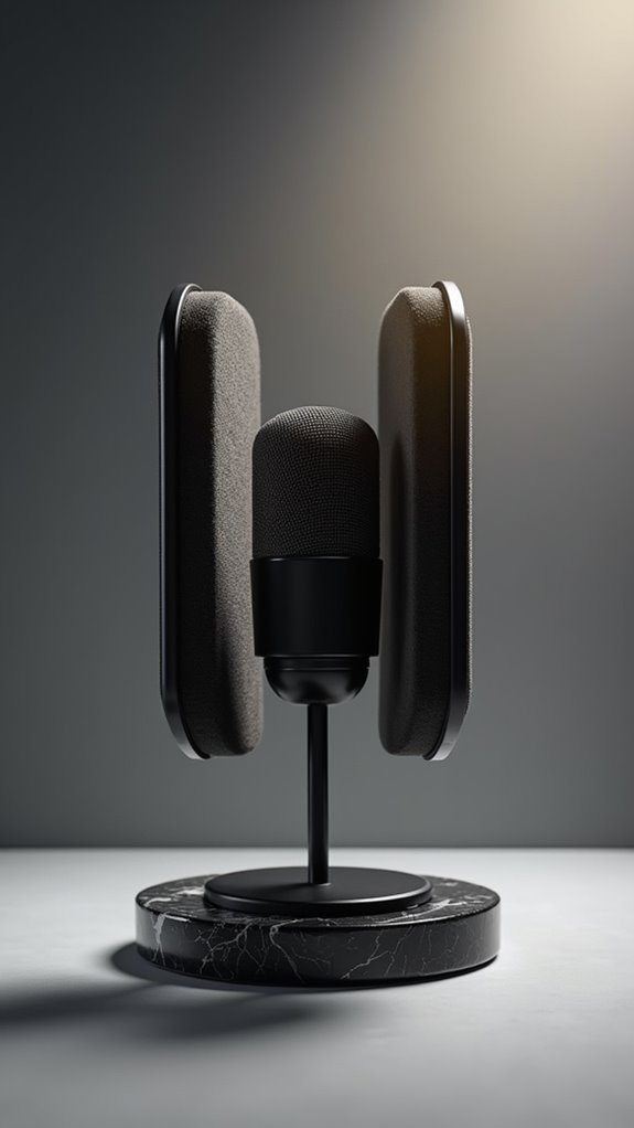top microphone isolation shields