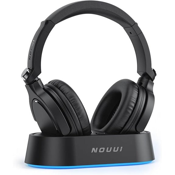 Wireless Headphones for TV with Charging Base