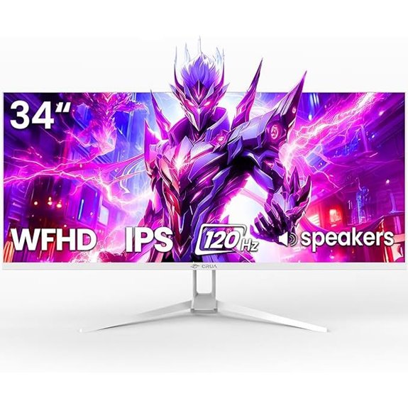 CRUA 34 Ultrawide Gaming Monitor 120Hz