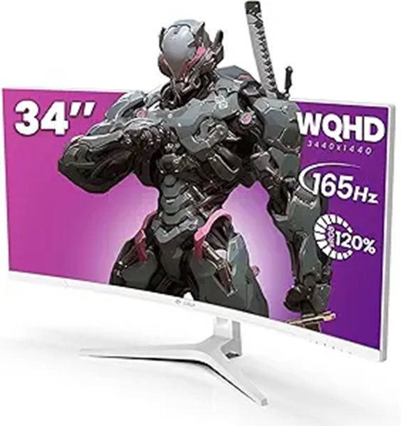 CRUA 34 WQHD 165Hz Ultrawide Gaming Monitor