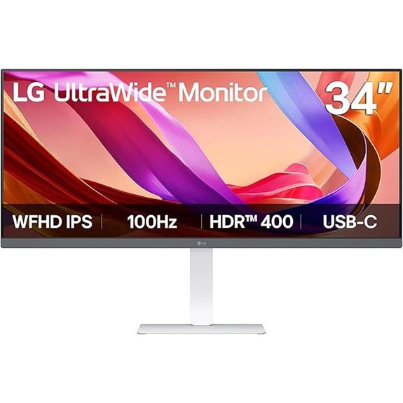 LG 34U530A-W 34 UltraWide IPS Monitor