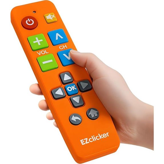 EZclicker Big Button Universal TV Remote
