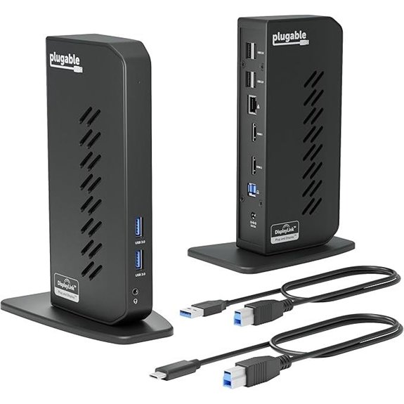 Plugable USB 3.0 & USB-C Laptop Dock