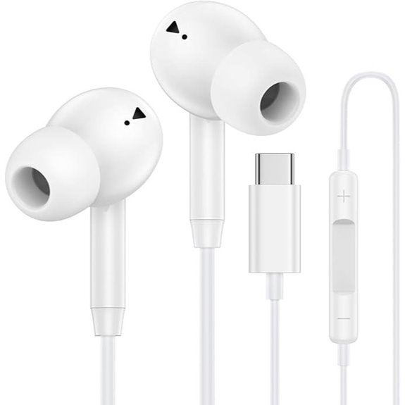USB-C Wired Earbuds for iPhone & Samsung