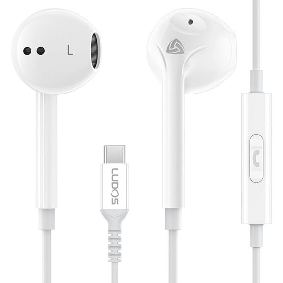 LUDOS Zenith USB-C Headphones for iPhone & Samsung