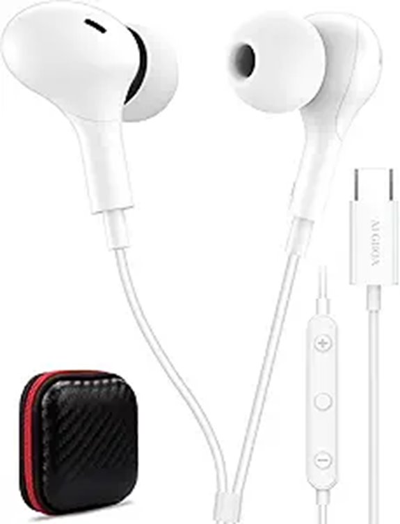 USB-C Headphones with Mic & Bass