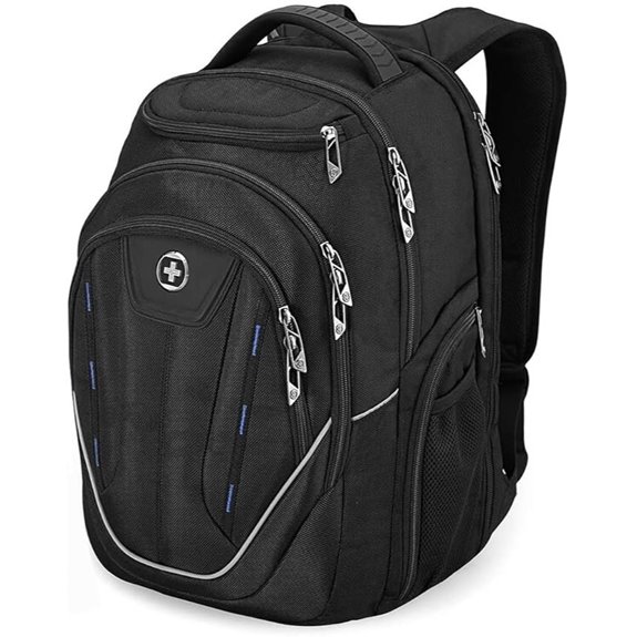 Swissdigital TSA Laptop Backpack with USB Charging