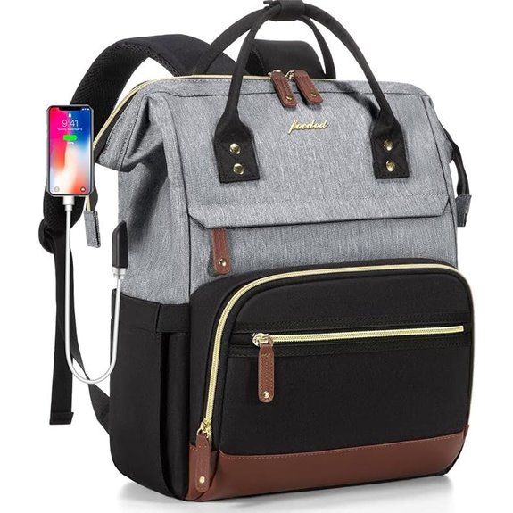 Laptop Backpack for Women with USB Charging